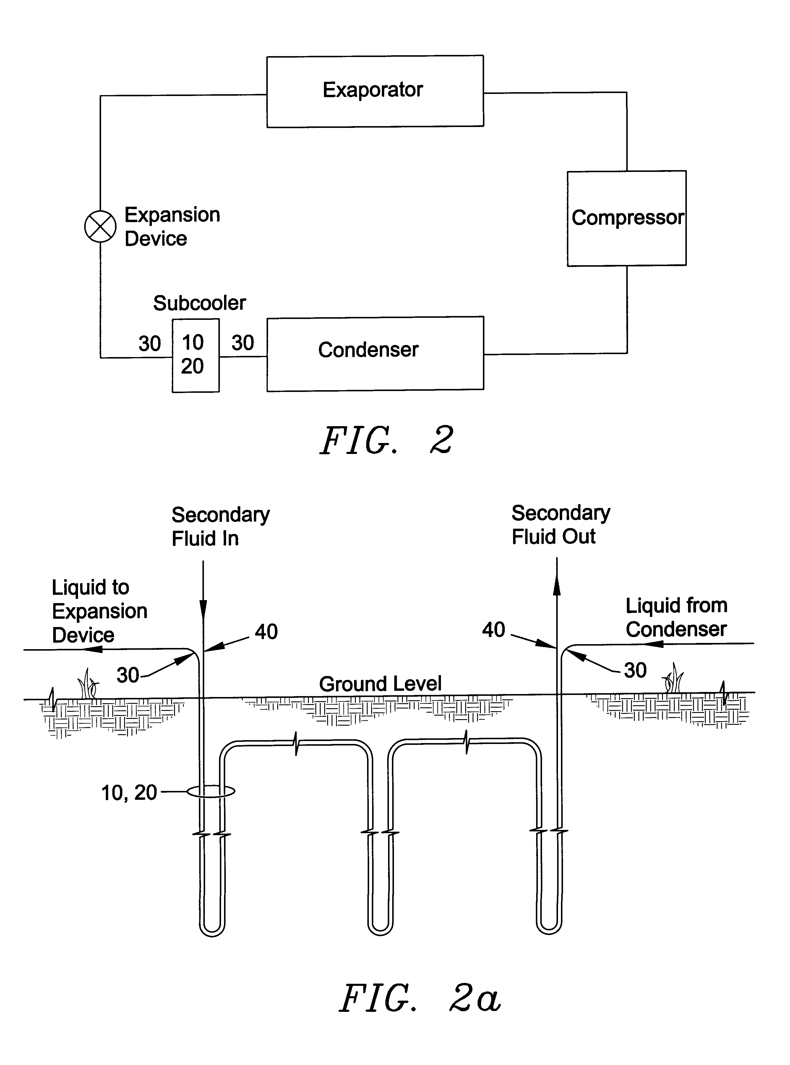 Direct refrigerant geothermal heat exchange or multiple source subcool/postheat/precool system therefor