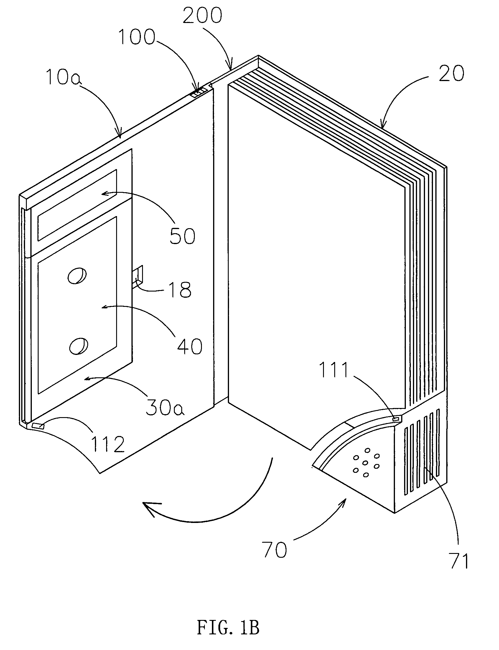 Multifunctional cover device with a detachable PDA device