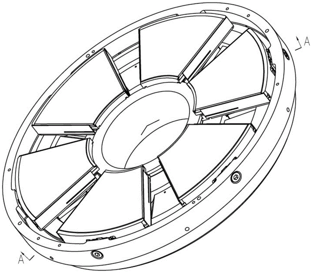 Linkage self-balancing water lubricated thrust bearing