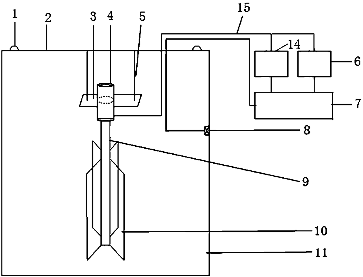 Cross plate type viscosity measuring device and measuring method for magnetorheological fluid