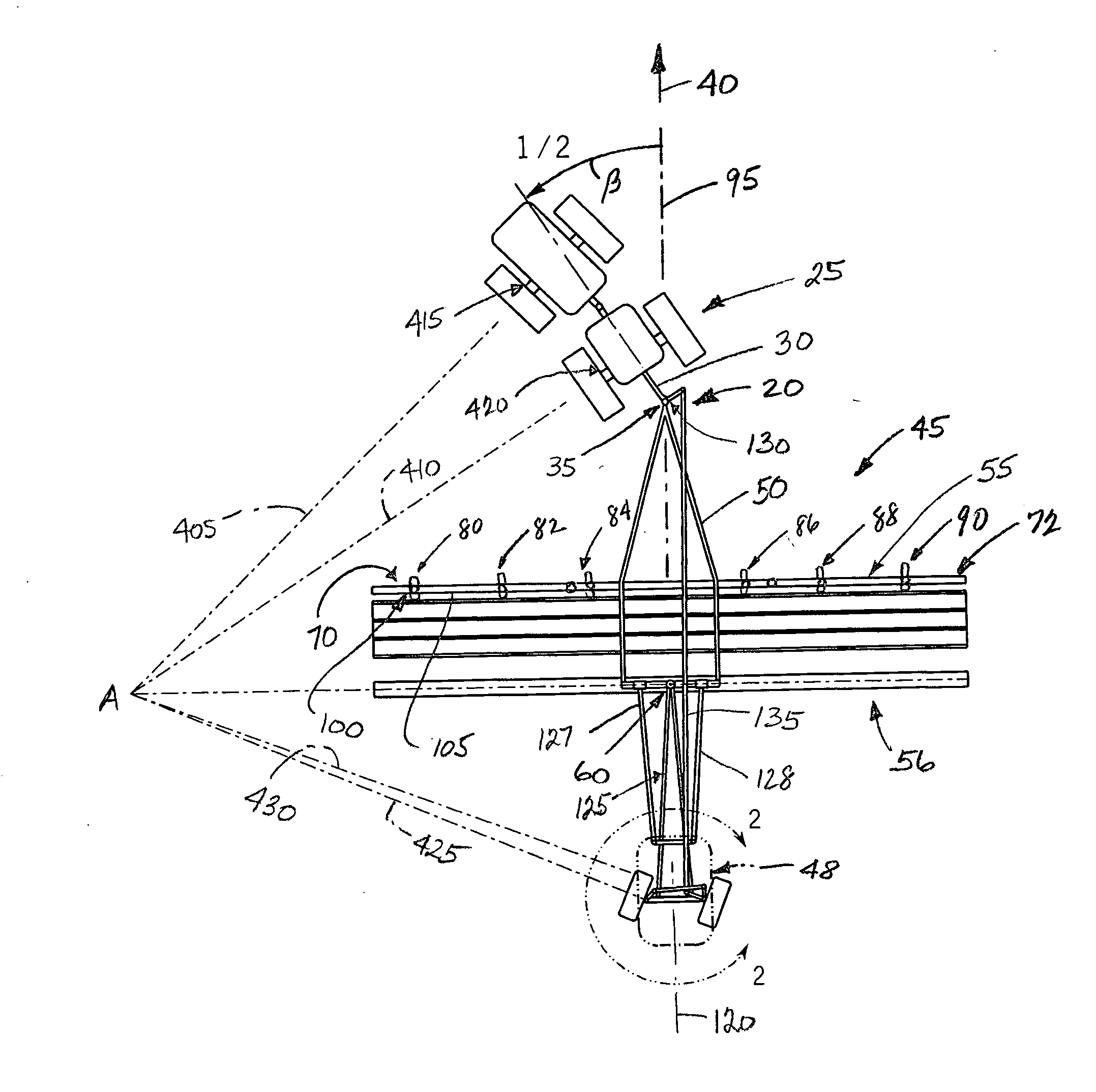 Steering connection assembly between multiple towed implements