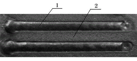 Method for laser cladding of metal ceramic powder on surface of austenitic stainless steel