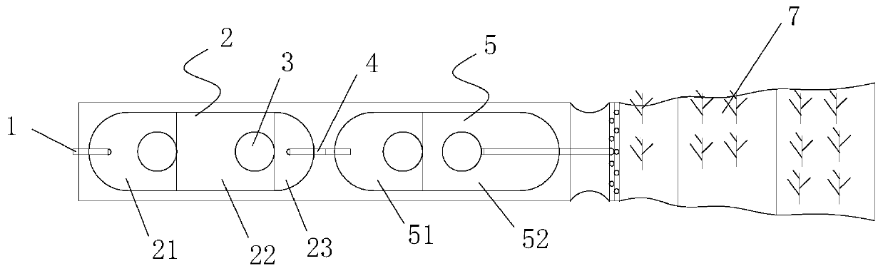 Ecological excrement treatment system used in rural area