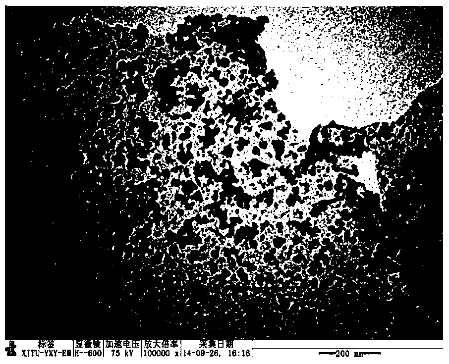 The preparation method of polyvinyl alcohol-graphite oxide-fe3O4 composite film