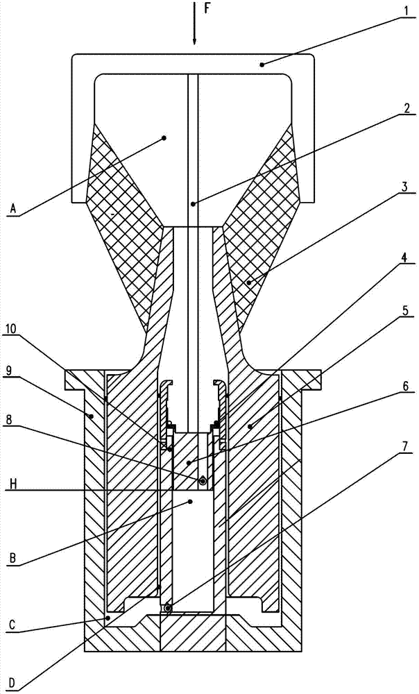 Automatic adjustment device for the height of the core plate of the railway vehicle bogie