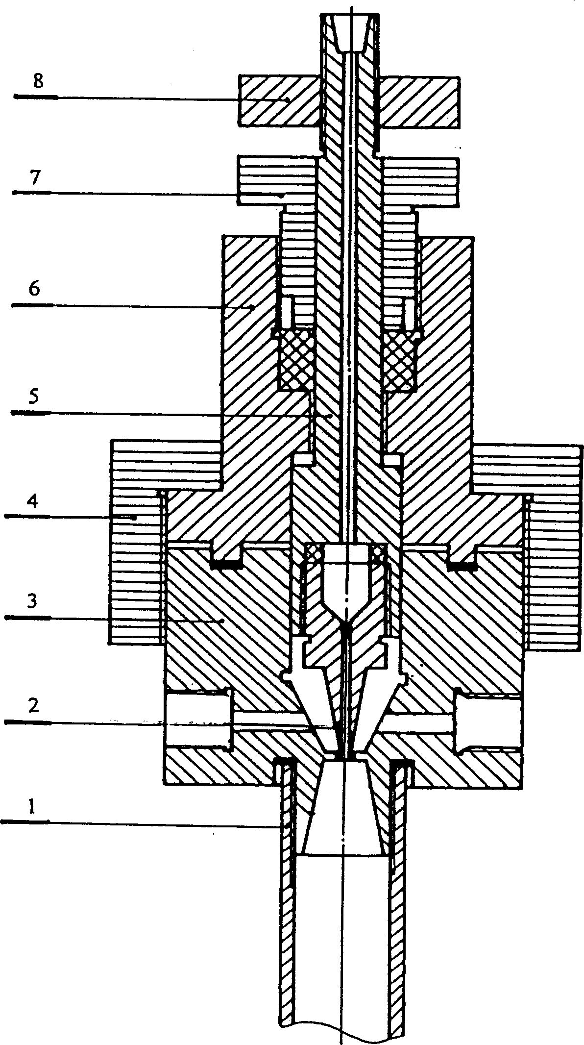 High-carbon alpha-olefine preparing process and apparatus