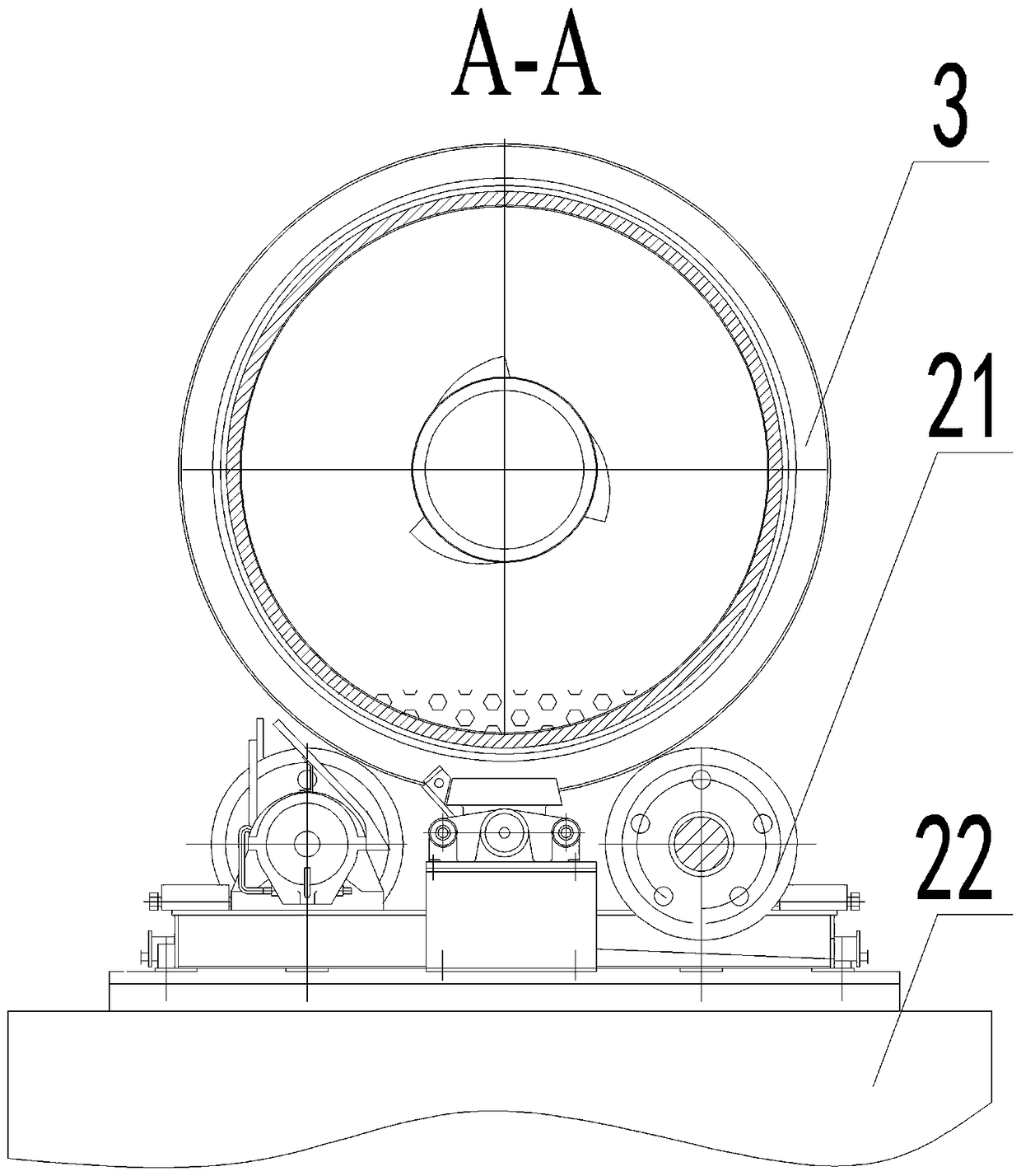 Application method of circulating fluidized bed roasting rotary integrated furnace