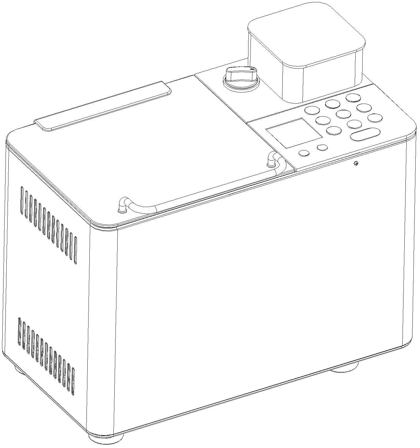 Full-automatic bread maker and bread making method