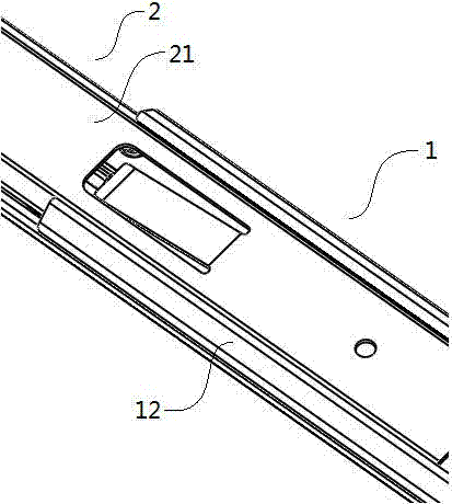 Sliding rail support