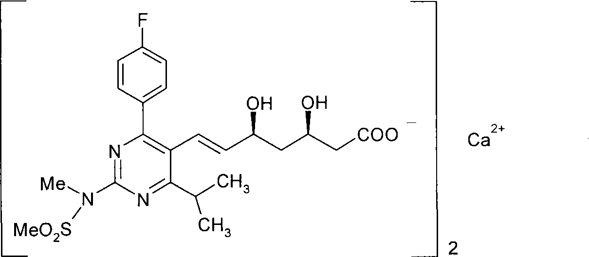Method for synthesizing rosuvastatin intermediate and rosuvastatin