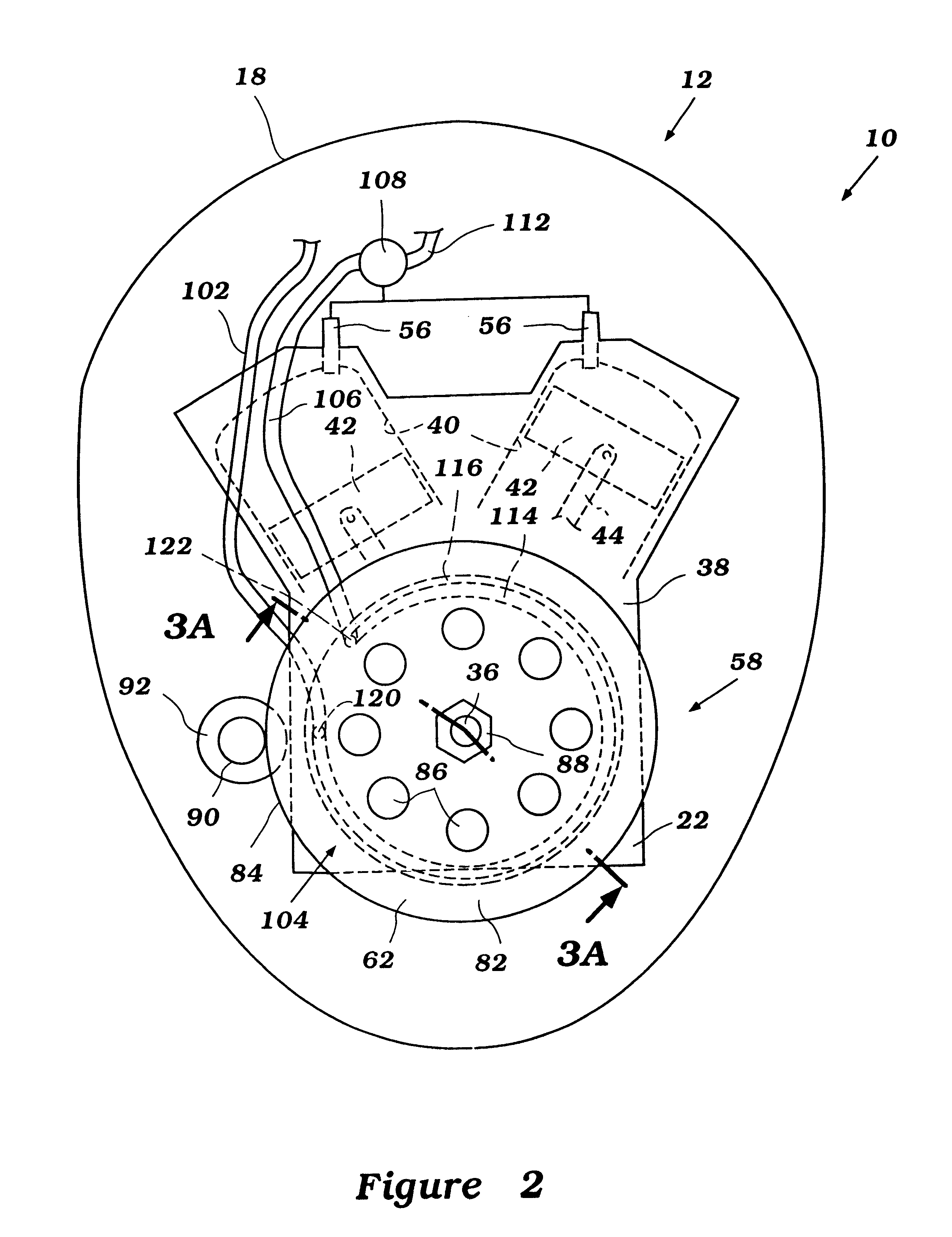 Cooling arrangement for generator