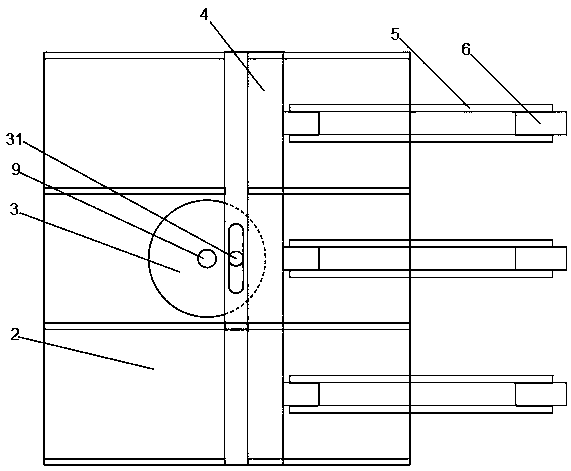 Tubular pile mold bolt turnover device