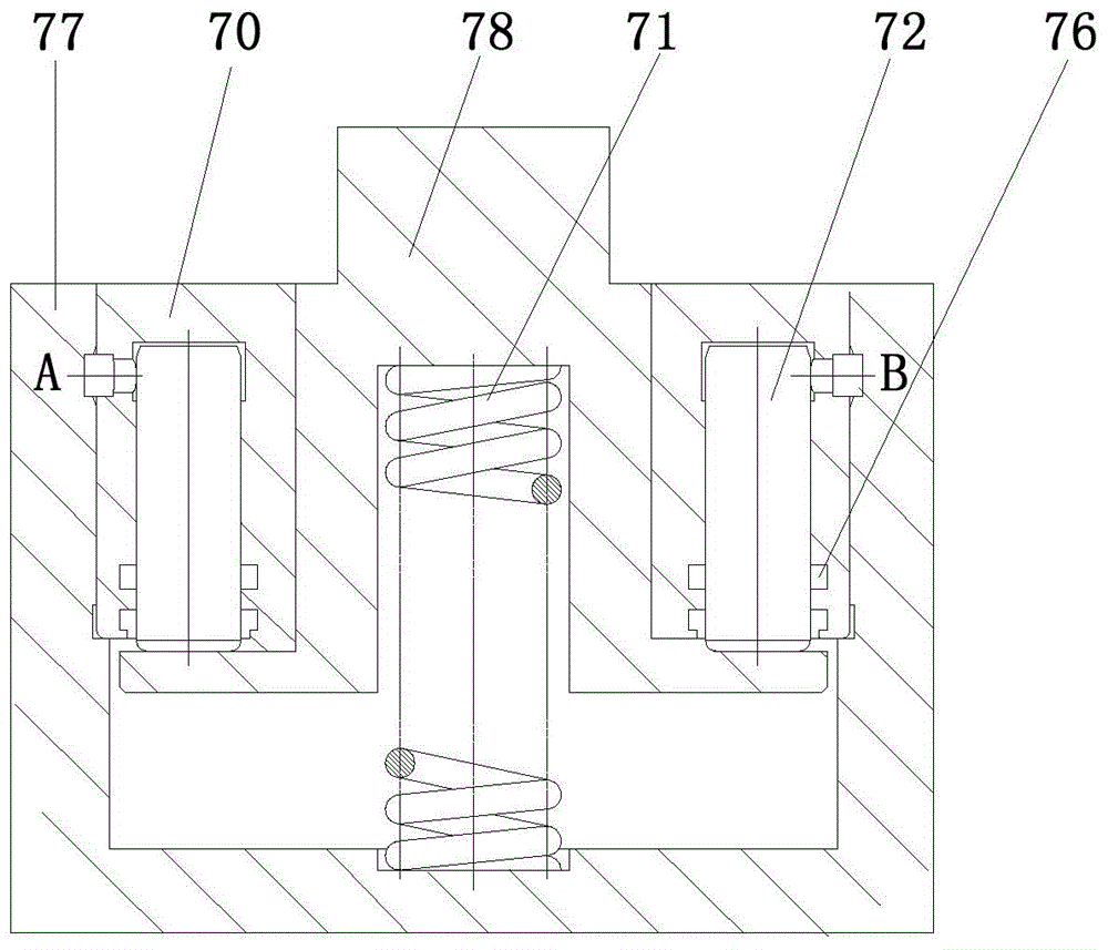 Single-cylinder latch device, cylinder head assembly and crane