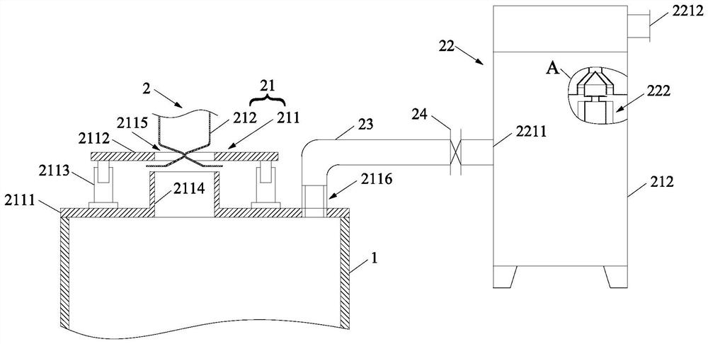 Sealed feeding device and container