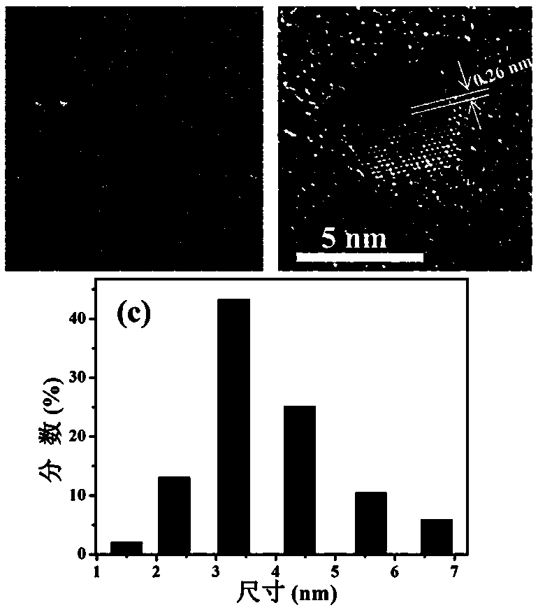 Preparation method and application of boron and nitrogen co-doped carbon dot