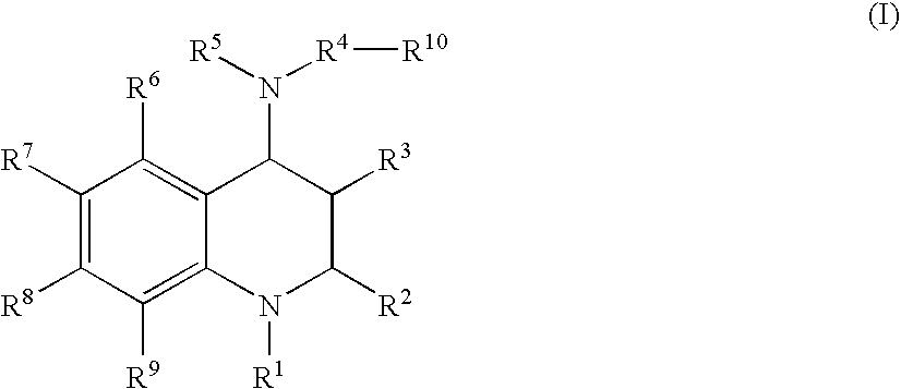 Tetrahydroquinoline derivatives and a process for preparing the same