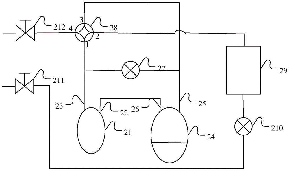 Frequency conversion multi-connected heat pump system and control method of bypass electronic expansion valve