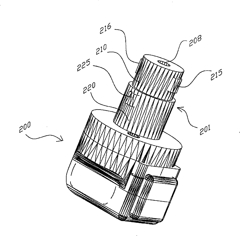 Rotary type electric connection device and socket thereof