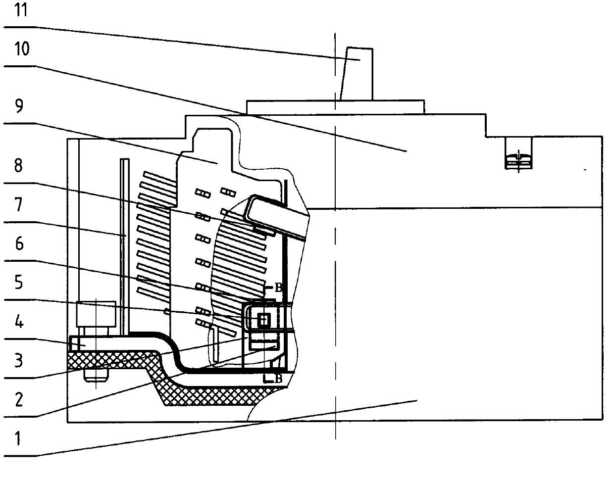 Multipolar DC molded case circuit breaker