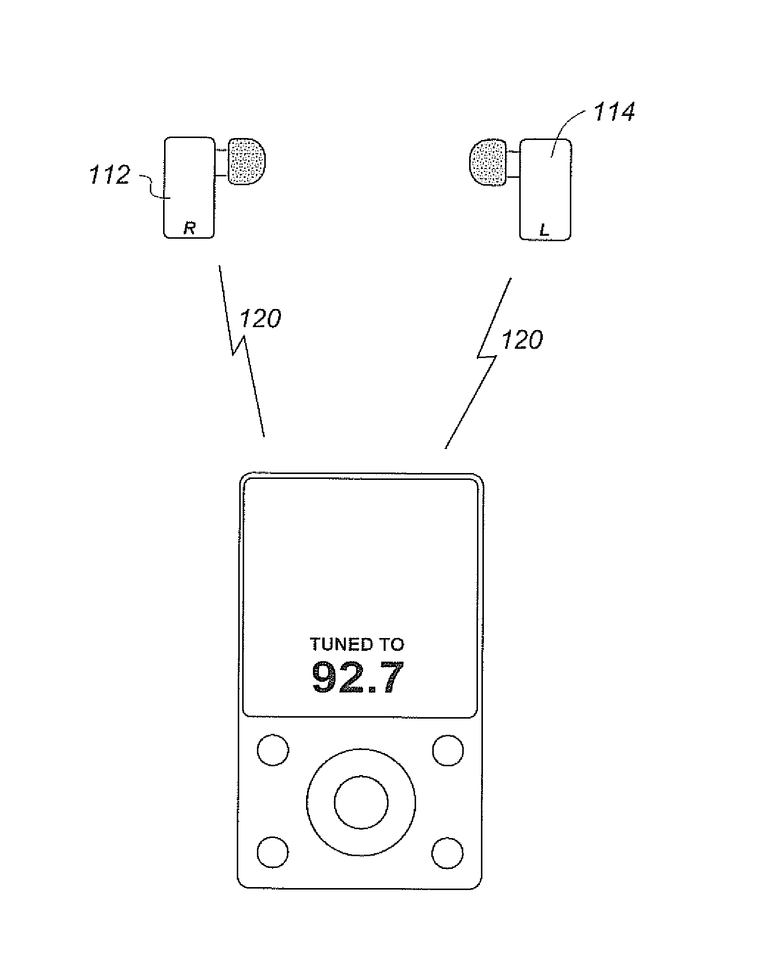 Wireless personal listening system and method