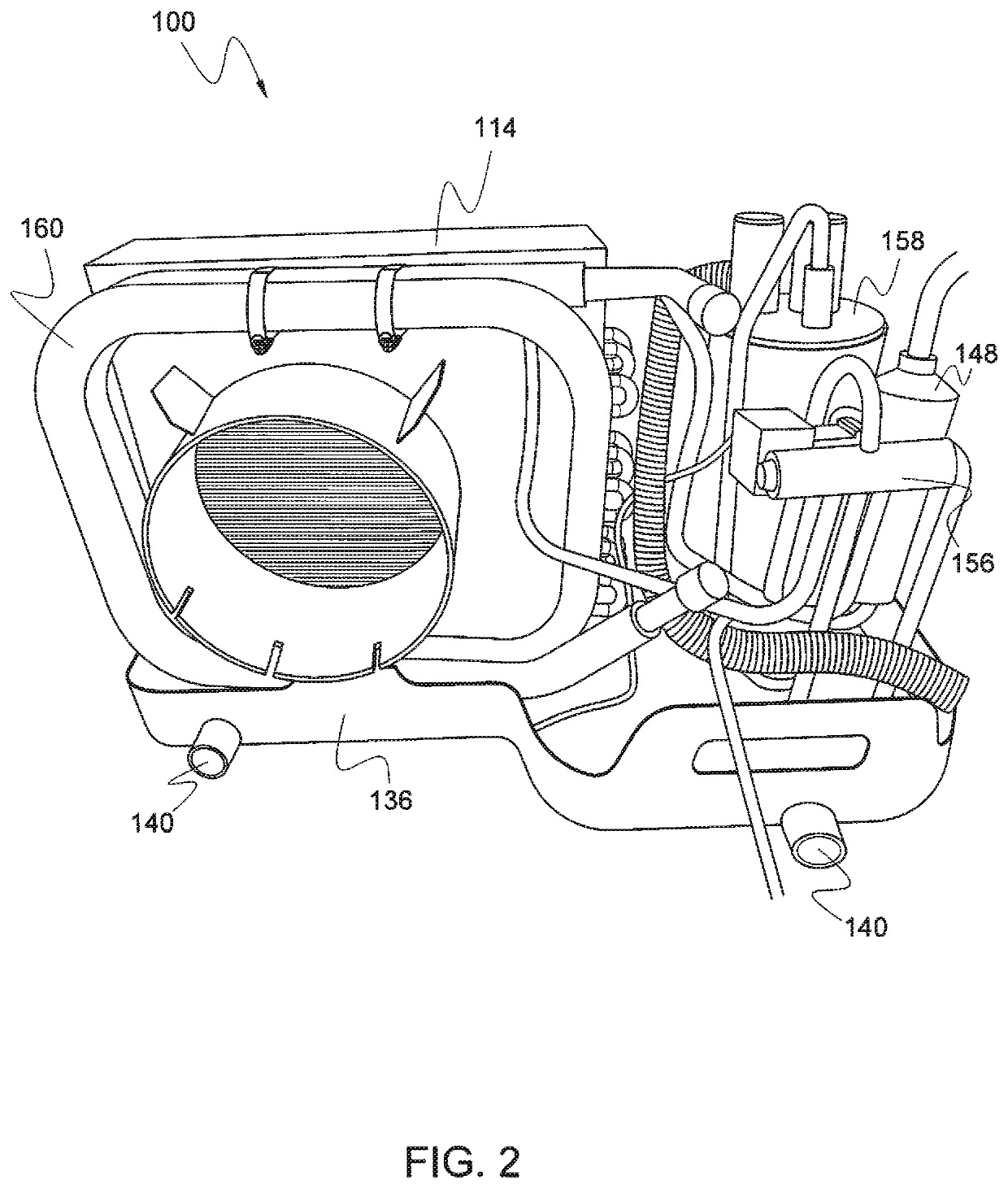 Self-contained marine air conditioning unit, air-conditioning system, and method of installation