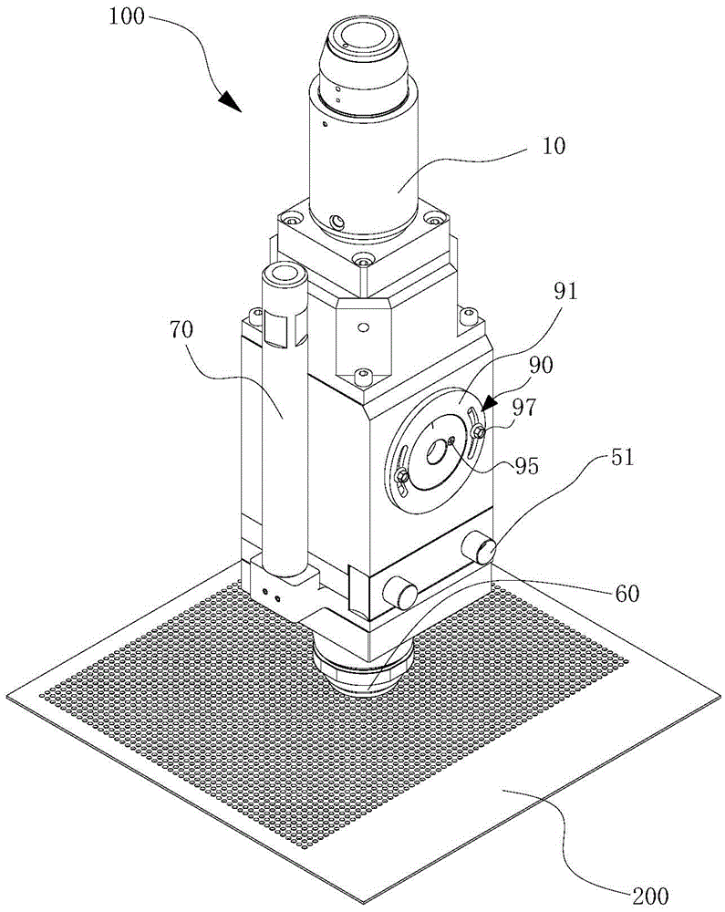 Method for processing hole by laser