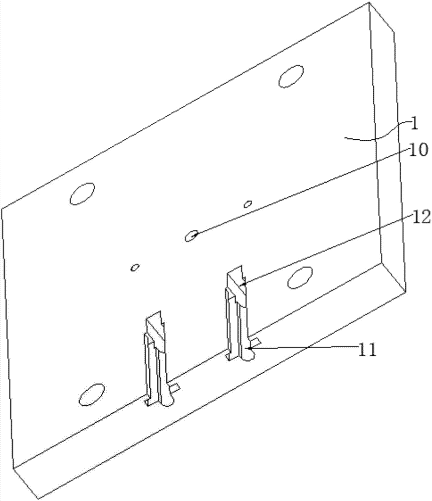 Automatic ejection device of three-plate mold pin-point gate