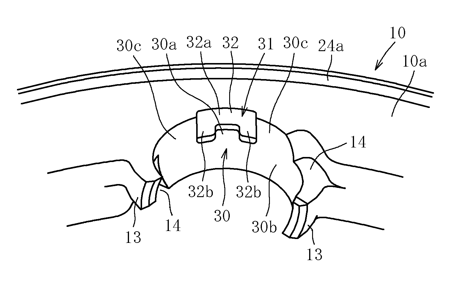 Retainer for ball bearing, and ball bearing