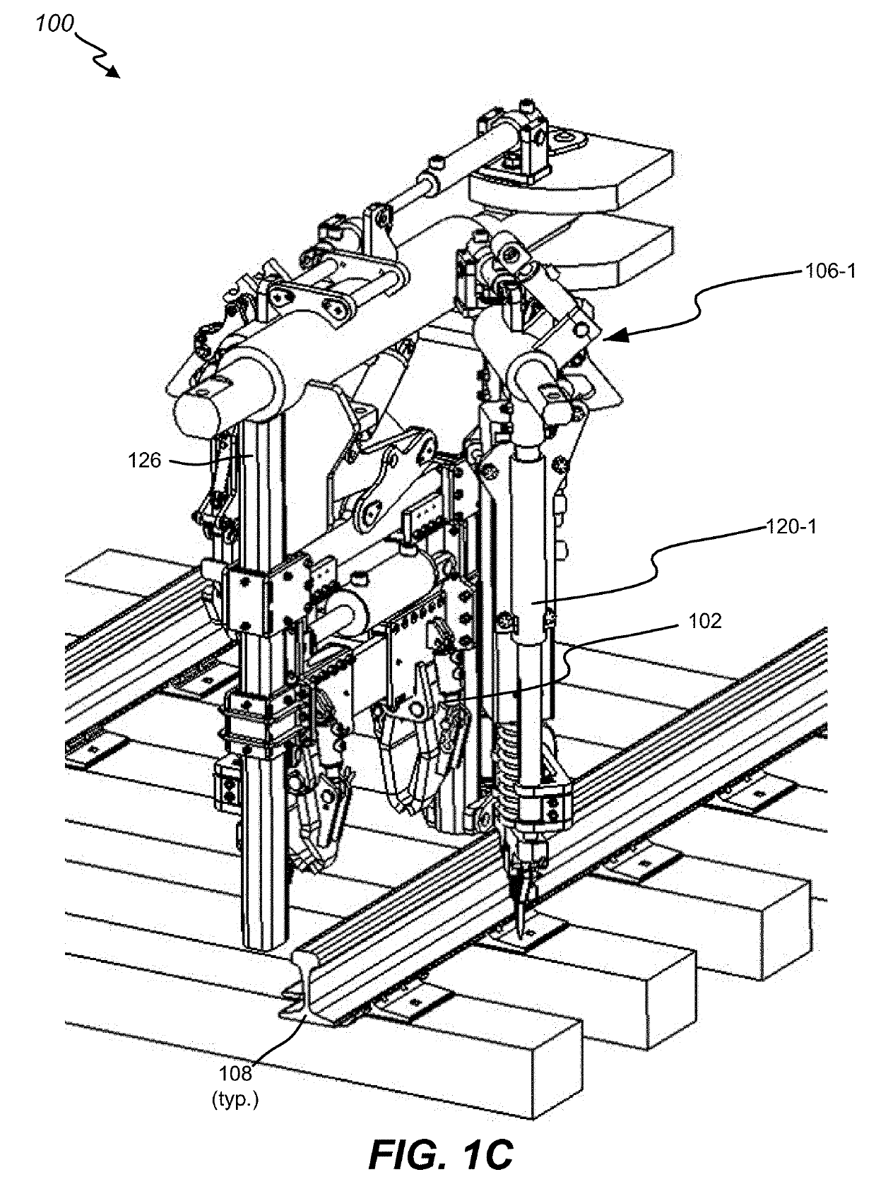 Adaptive railway fastener and anchor installation system