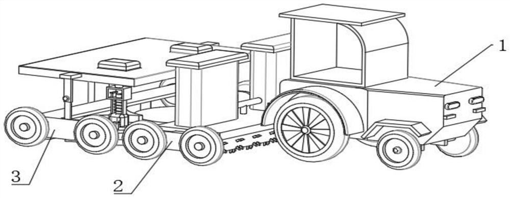 A soil-covering mechanical vehicle based on modern agriculture