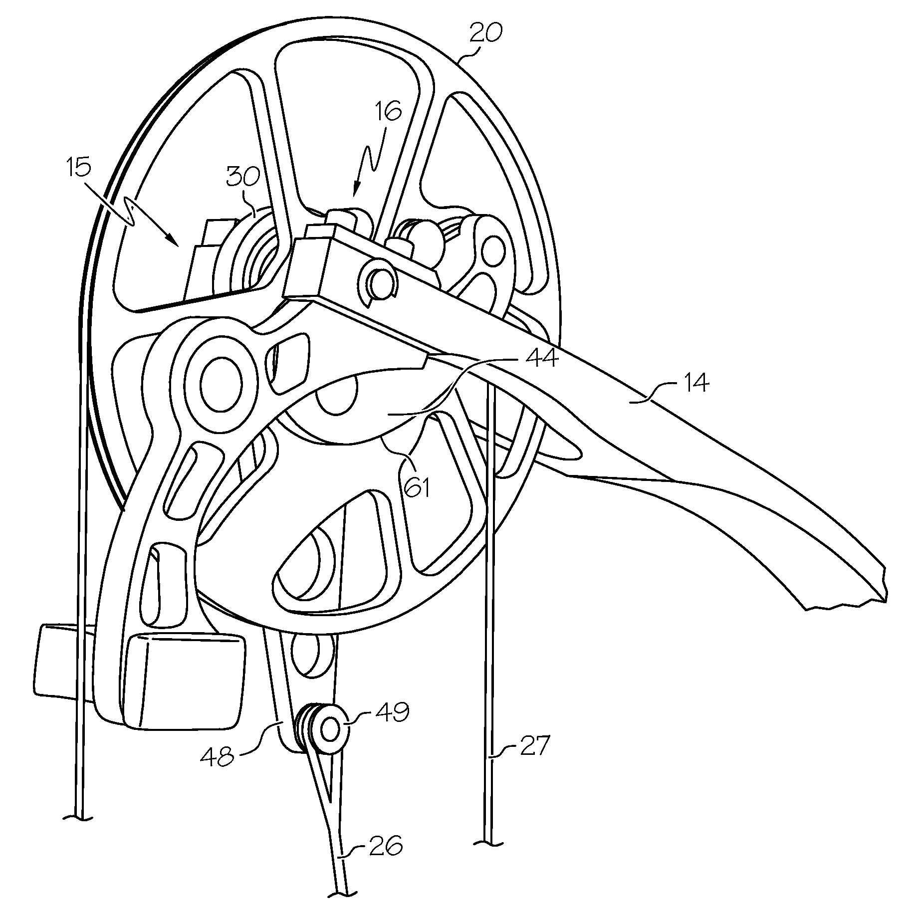 Archery Bow With Force Vectoring Anchor