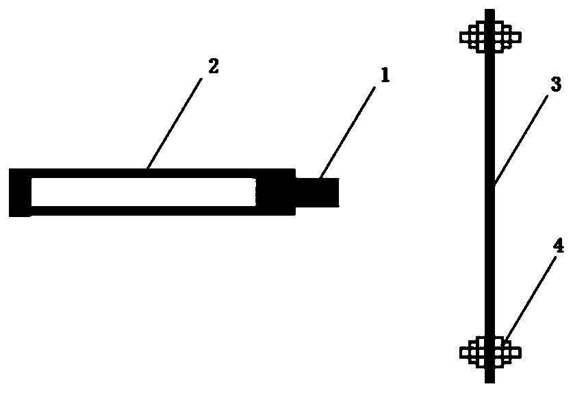 A customized pulse load test system and method based on gradient aluminum foam