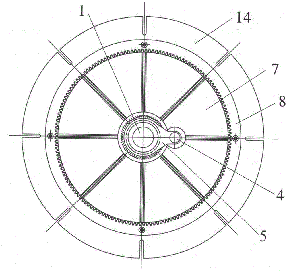 Rotary quick positioning device