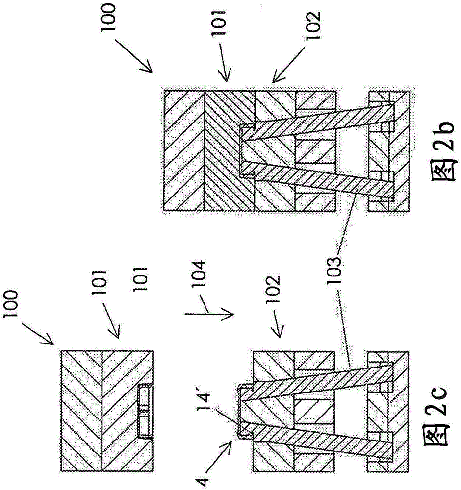 Inkpad holder for self-inking stamp and device and method for producing the same