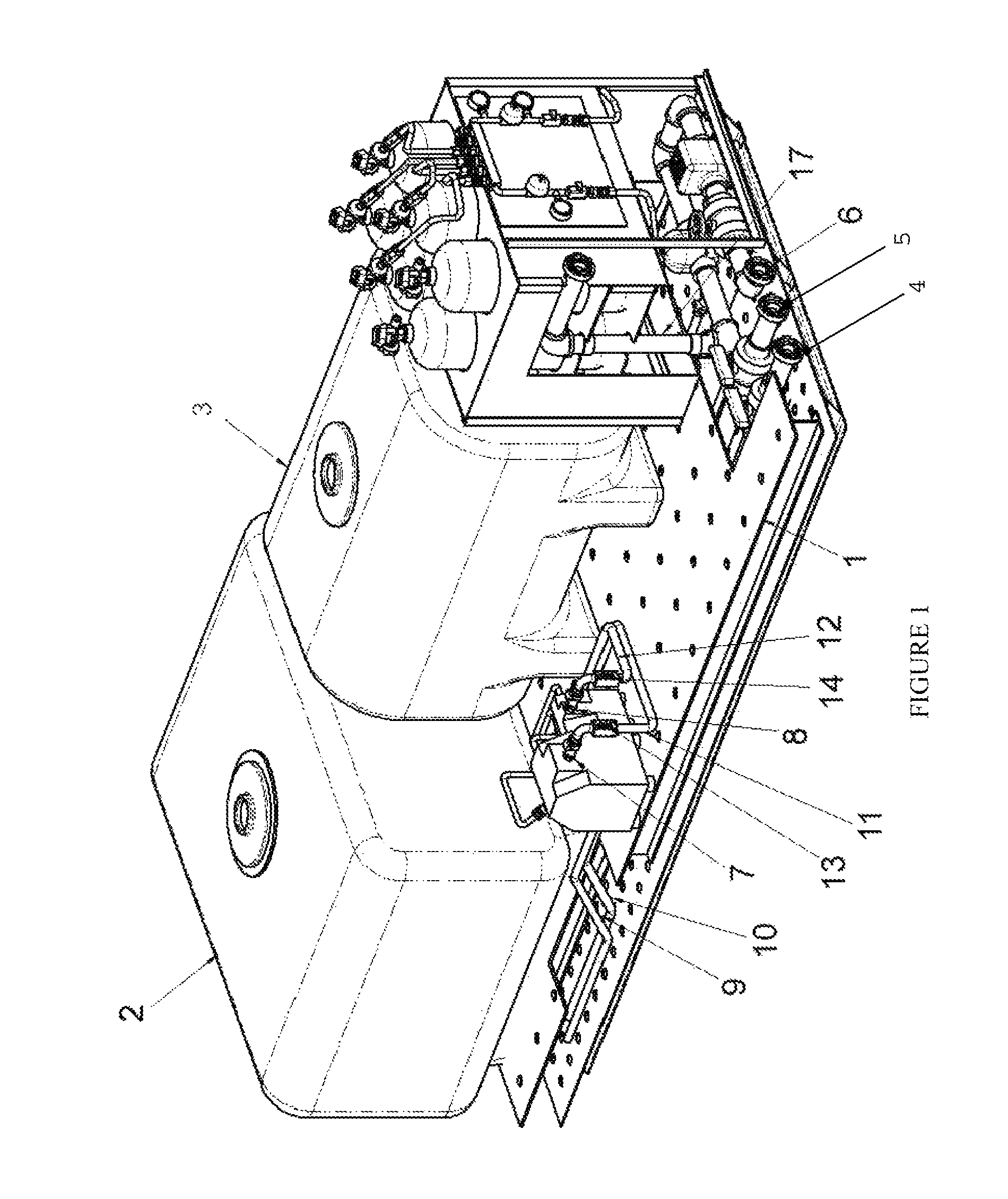 Method of, and apparatus for the dispensing of decontaminants and fire suppressant foam