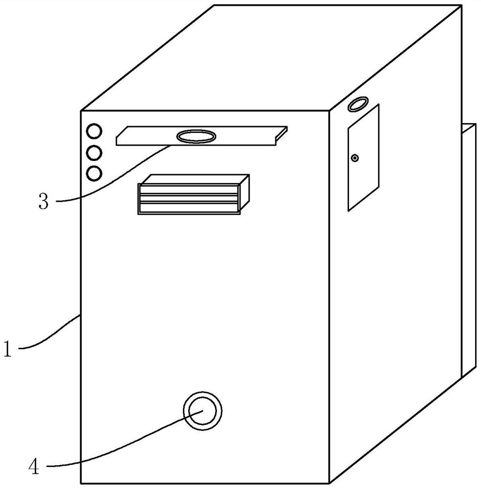 Non-contact type waste mask automatic recycling box