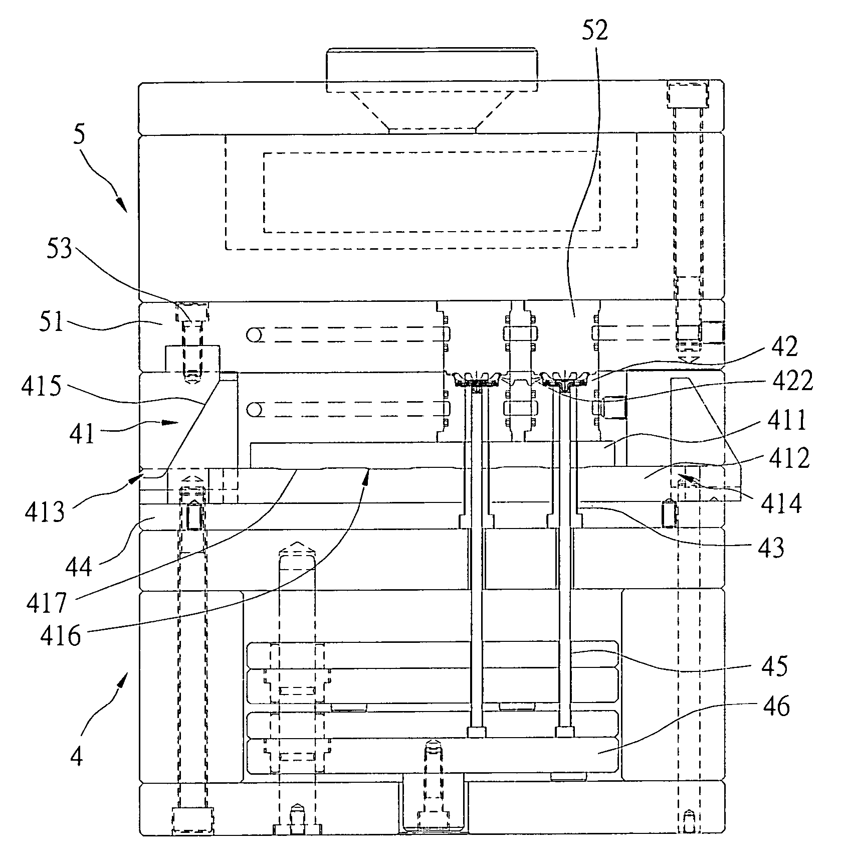 Spike mold structure