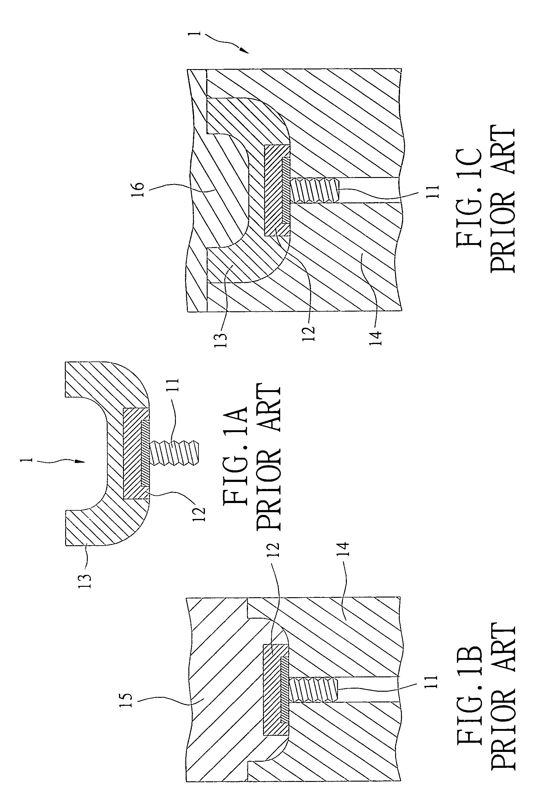 Spike mold structure