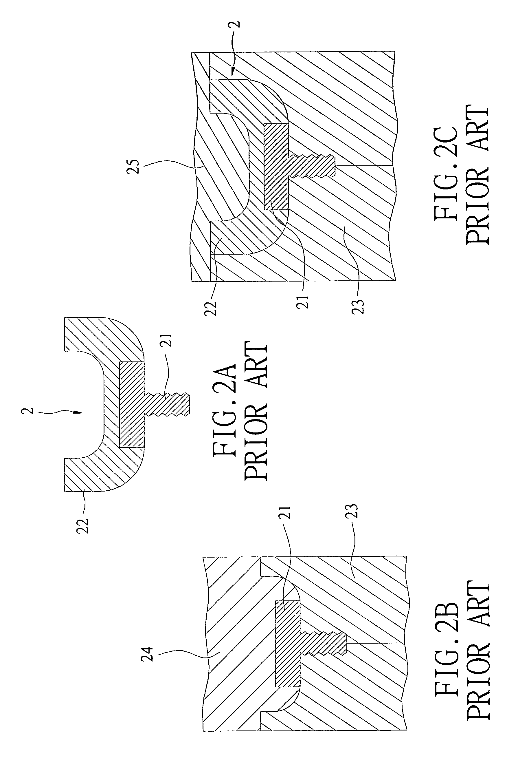 Spike mold structure