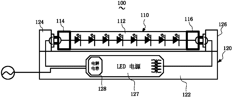 LED lamp and LED lamp tube thereof