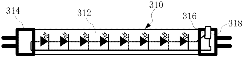 LED lamp and LED lamp tube thereof