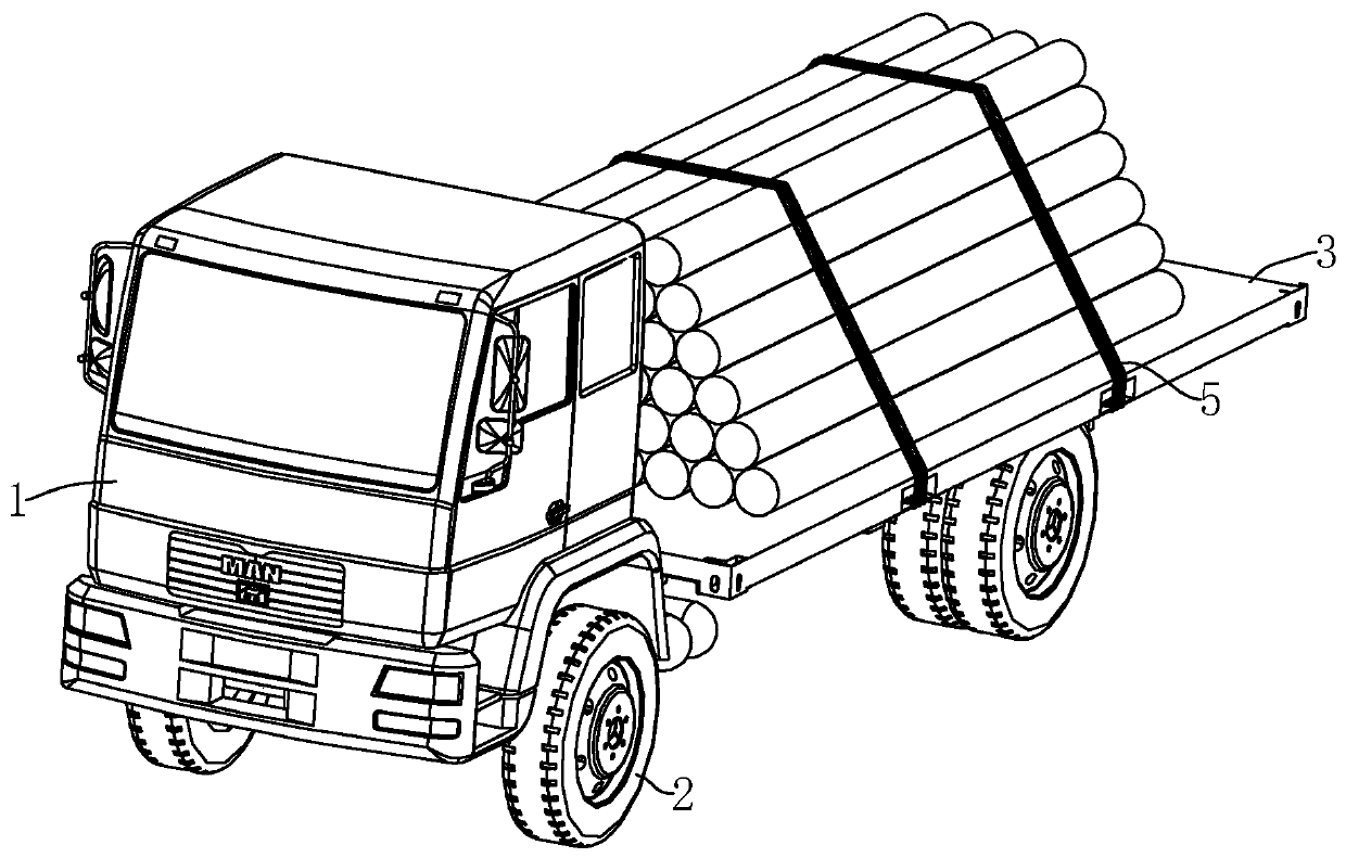 A flatbed truck with a roll-up box cover