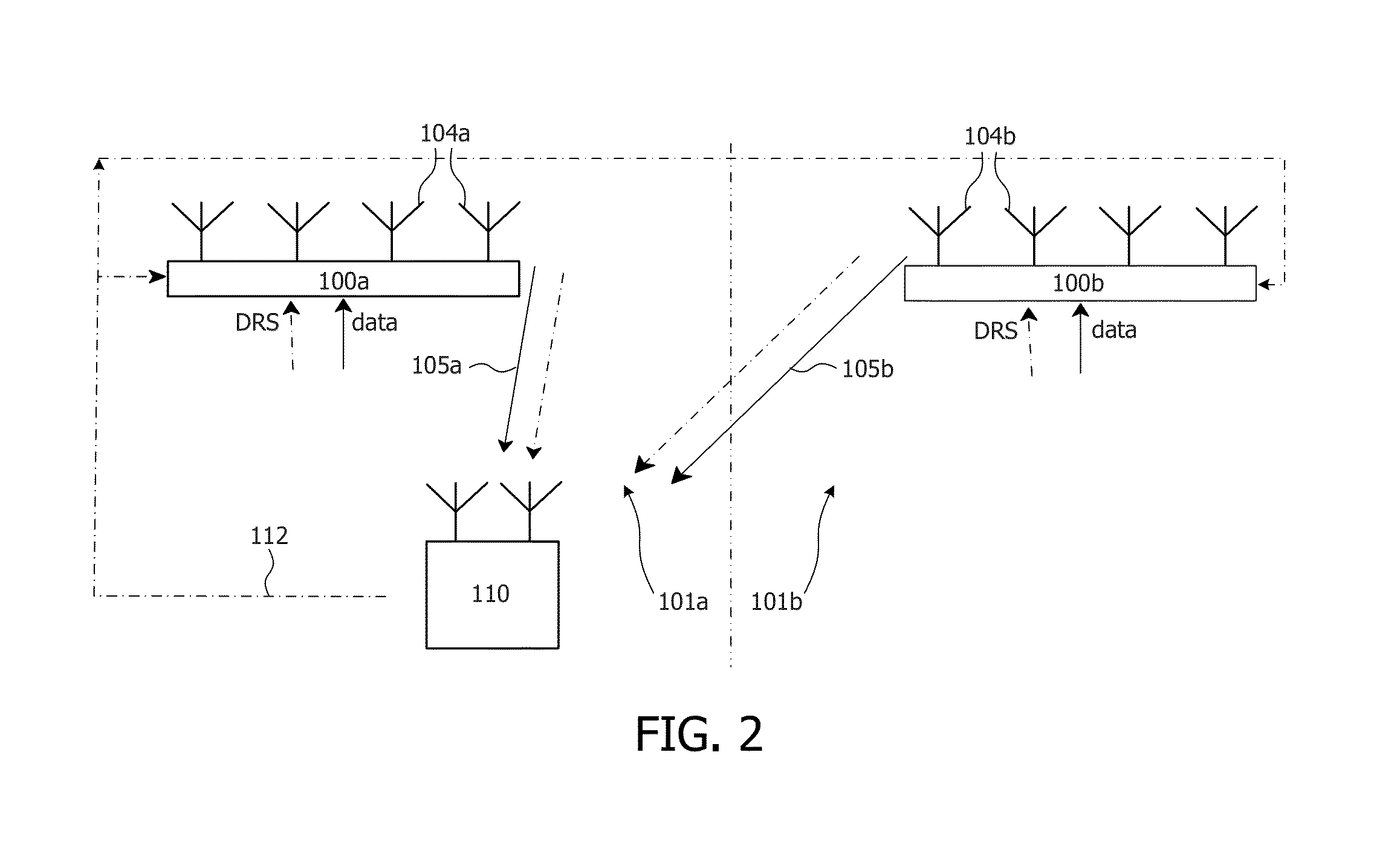 Method for signalling a precoding in a cooperative beamforming transmission mode