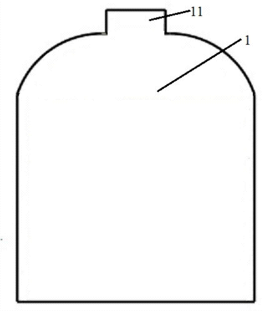 A liquid-draining gas-liquid separator