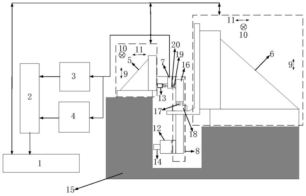 A micro-propulsion measurement system and measurement method for a micro-miniature underwater motion device