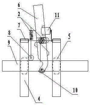 Human-assisted hand-held electronic waxberry girdling device for clamping reducing branches