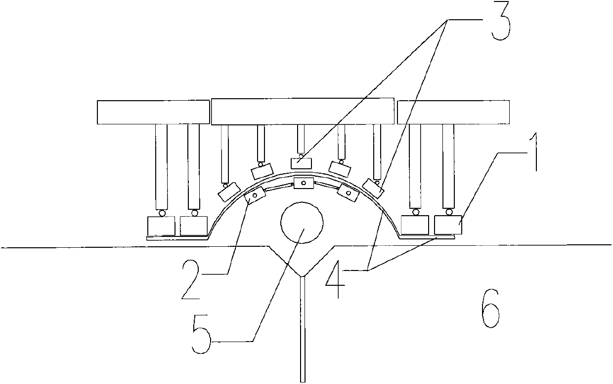 Concrete face rockfill dam face support press type caulking machine