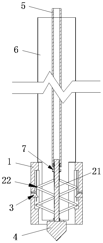 Micro-seismic sensor taking and placing device with strain gauge bonding structure and using method thereof