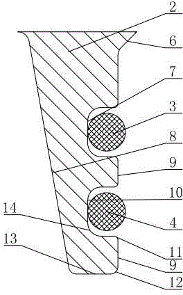 Variable-section self-locking leakage prevention device for large opening of internal-pressure vessel