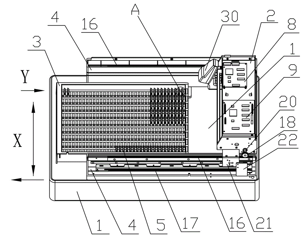Automatic pathological paraffin specimen recognition machine, detection trolley adopting same and control method for same